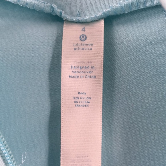 Lululemon Forme Jacket Cuffins Aqua Blue 4 - Picture 3 of 5